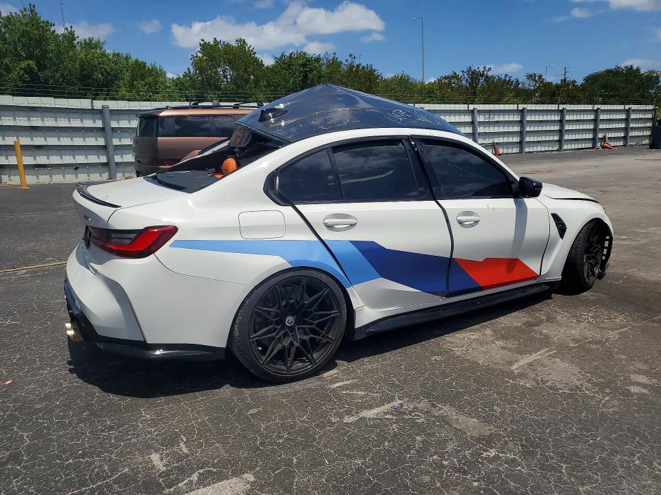 2022 Bmw M3 მანქანა იყიდება აუქციონზე, vin: WBS53AY08NFN04915, აუქციონის ნომერი: 49434206