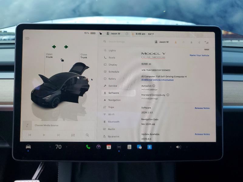 2025 Tesla Model Y მანქანა იყიდება აუქციონზე, vin: 7SAYGDEF5SF300403, აუქციონის ნომერი: 49509646