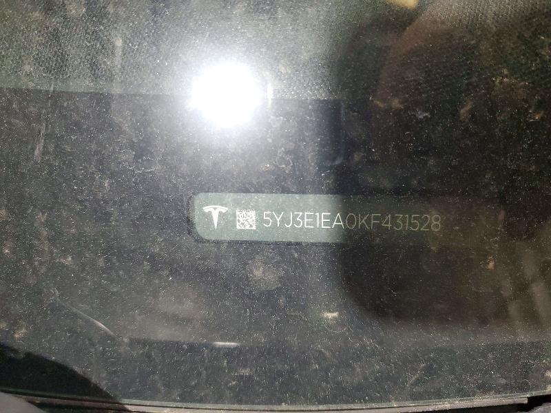 Продажа на аукционе авто 2019 Tesla Model 3, vin: 5YJ3E1EA0KF431528, номер лота: 79981925