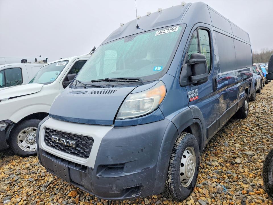 41946356 :رقم المزاد ، 3C6URVJG0KE542233 vin ، 2019 Ram Promaster 3500 مزاد بيع