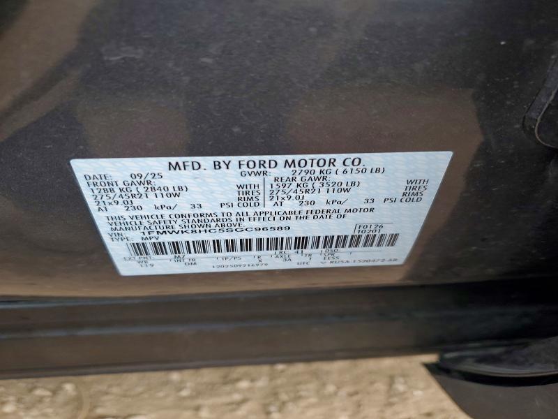 Aukcja sprzedaży 2025 Ford Explorer, vin: 1FMWK8HC5SGC96589, numer aukcji: 51290706