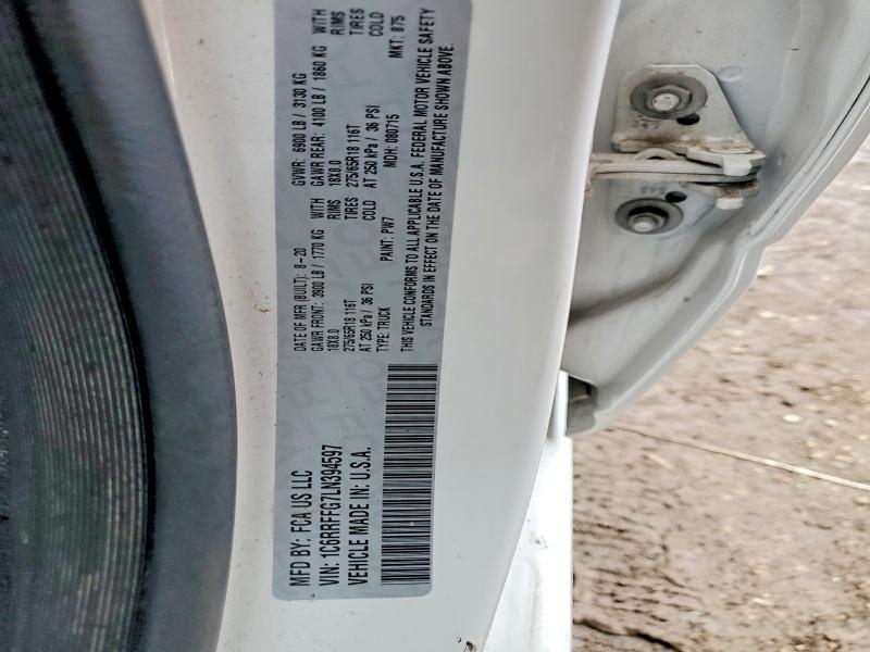 Aukcja sprzedaży 2020 Ram 1500, vin: 1C6RRFFG7LN394597, numer aukcji: 49429286