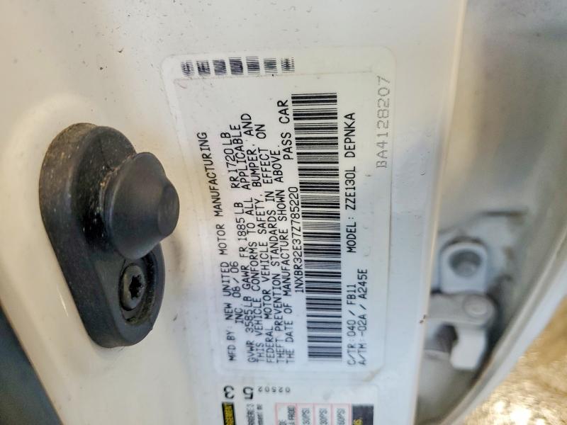 50452716 :رقم المزاد ، 1NXBR32E37Z785220 vin ، 2007 Toyota Corolla مزاد بيع