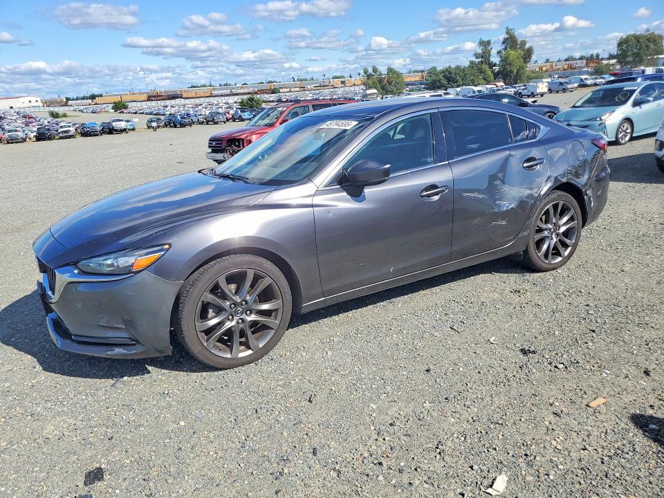 49794586 :رقم المزاد ، JM1GL1UM0J1332010 vin ، 2018 Mazda 6 مزاد بيع