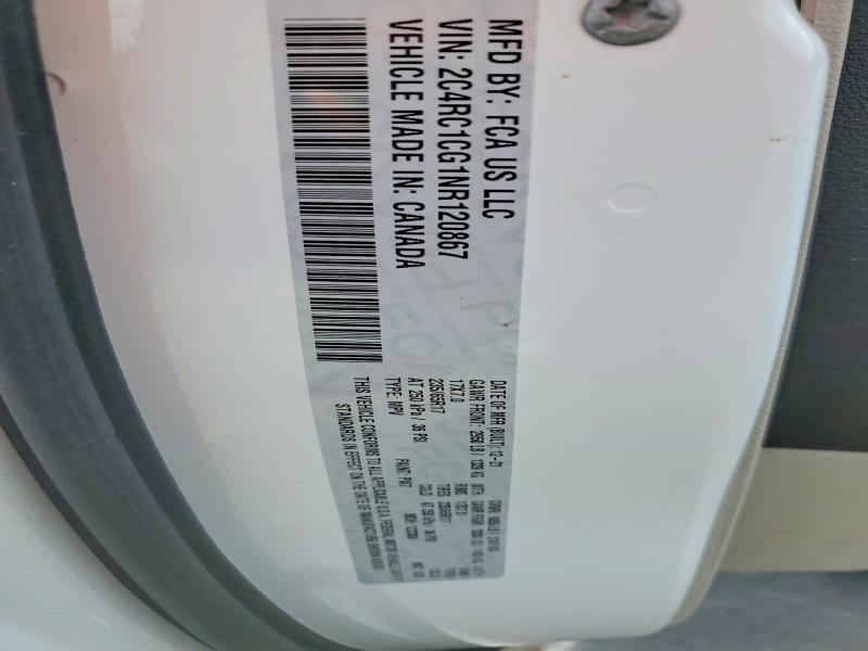 Продажа на аукционе авто 2022 Chrysler Voyager, vin: 2C4RC1CG1NR120867, номер лота: 49511186