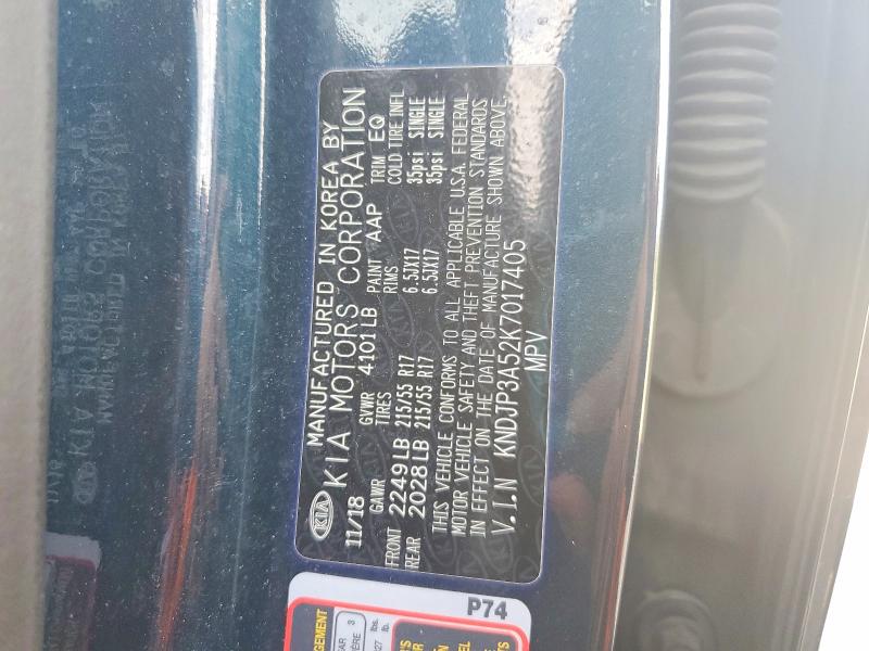 Продаж на аукціоні авто 2019 Kia Soul, vin: KNDJP3A52K7017405, номер лоту: 49681366