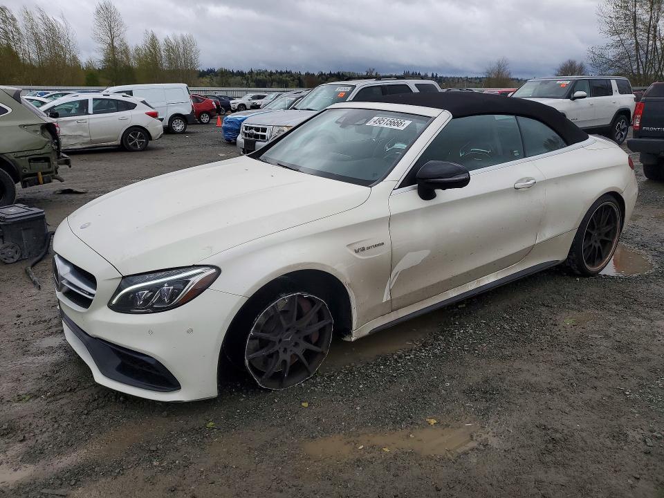 2017 Mercedes-benz C მანქანა იყიდება აუქციონზე, vin: WDDWK8HB4HF477909, აუქციონის ნომერი: 49515666