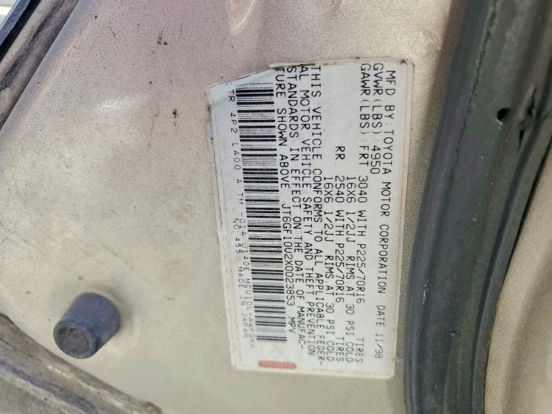Продажа на аукционе авто 1999 Lexus Rx, vin: JT6GF10U2X0023853, номер лота: 51720626