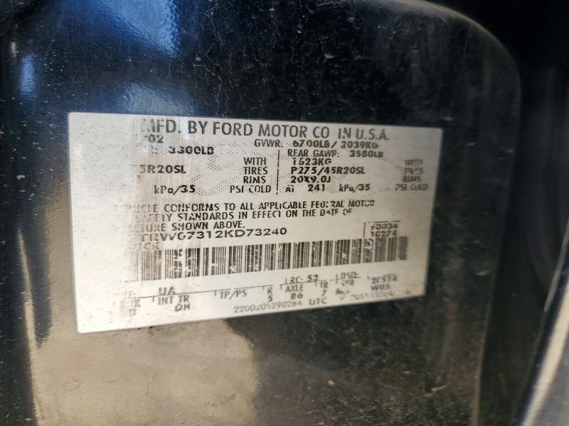 Aukcja sprzedaży 2002 Ford F150, vin: 1FTRW07312KD73240, numer aukcji: 50422336