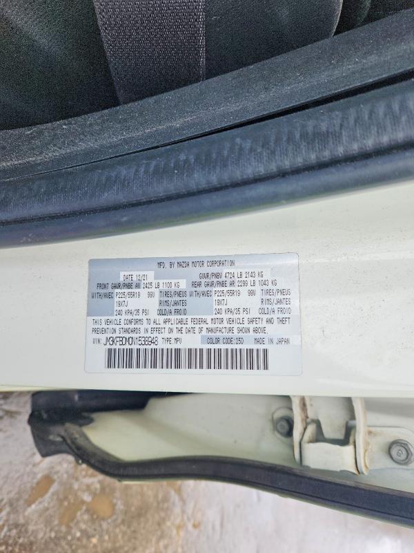 Aukcja sprzedaży 2022 Mazda Cx-5, vin: JM3KFBDM0N1538948, numer aukcji: 48706306