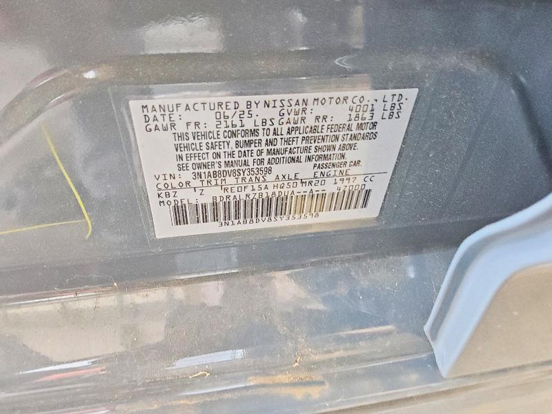 Aukcja sprzedaży 2025 Nissan Sentra, vin: 3N1AB8DV8SY353598, numer aukcji: 51471086