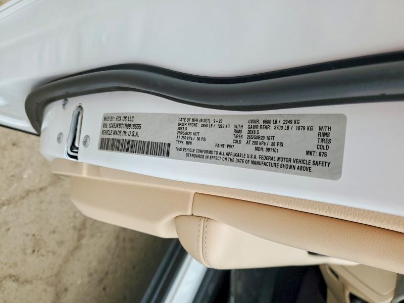 Продажа на аукционе авто 2024 Jeep Grand Cherokee, vin: 1C4RJKBG1R8918655, номер лота: 49287716