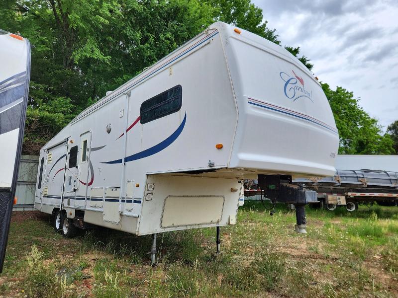 2000 Forest River Cardinal Towables მანქანა იყიდება აუქციონზე, vin: 4X4FCAH23YG075074, აუქციონის ნომერი: 47810286