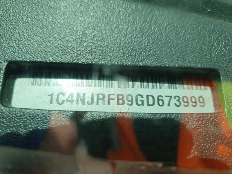 Aukcja sprzedaży 2016 Jeep Patriot, vin: 1C4NJRFB9GD673999, numer aukcji: 50513606