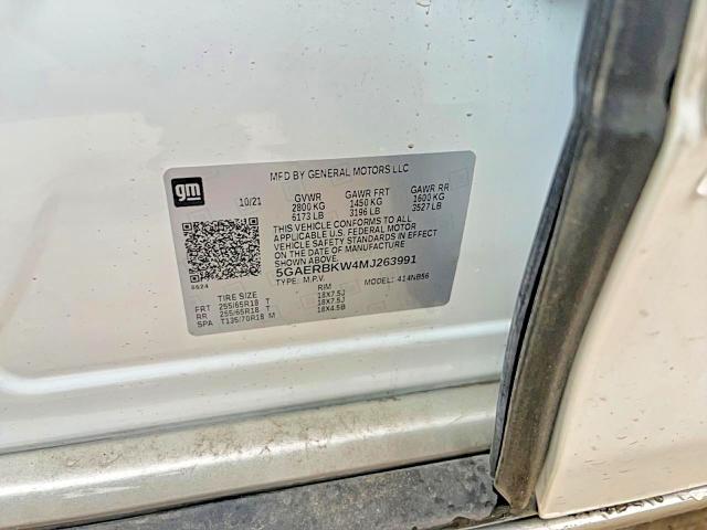 2021 Buick Enclave მანქანა იყიდება აუქციონზე, vin: 5GAERBKW4MJ263991, აუქციონის ნომერი: 49802446