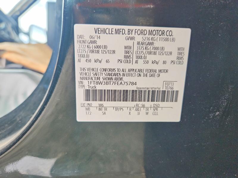 Продажа на аукционе авто 2015 Ford F350, vin: 1FT8W3BT7FEA75784, номер лота: 48104346