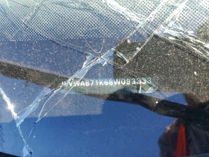 49232836 :رقم المزاد ، WVWAB71K68W093333 vin ، 2008 Volkswagen Rabbit مزاد بيع