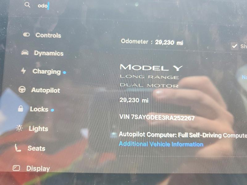 Продаж на аукціоні авто 2024 Tesla Model Y, vin: 7SAYGDEE3RA252267, номер лоту: 51600846