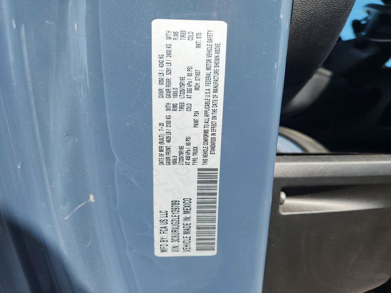 Продаж на аукціоні авто 2020 Ram Promaster 3500, vin: 3C6URVJG2LE139789, номер лоту: 47374586