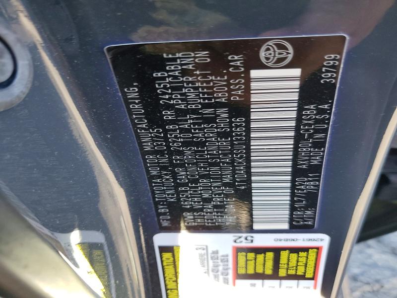 Aukcja sprzedaży 2025 Toyota Camry, vin: 4T1DAACK5SU133636, numer aukcji: 50911856