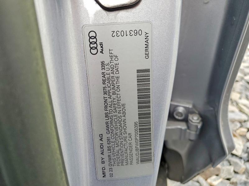 79790475 :رقم المزاد ، WAUDJBFW0P7005395 vin ، 2023 Audi E-tron Gt مزاد بيع