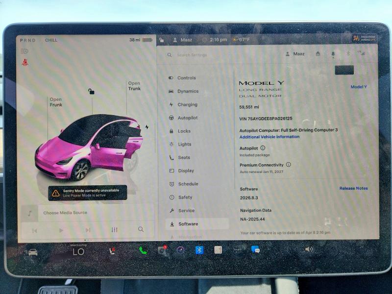 2023 Tesla Model Y მანქანა იყიდება აუქციონზე, vin: 7SAYGDEE8PA026125, აუქციონის ნომერი: 49108596