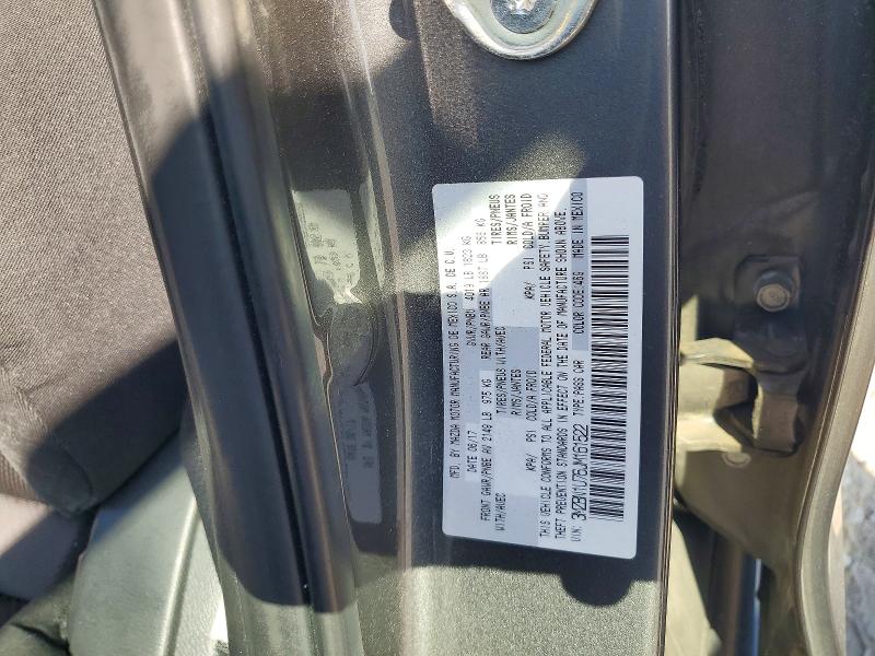 50138076 :رقم المزاد ، 3MZBN1U76JM161522 vin ، 2018 Mazda 3 مزاد بيع