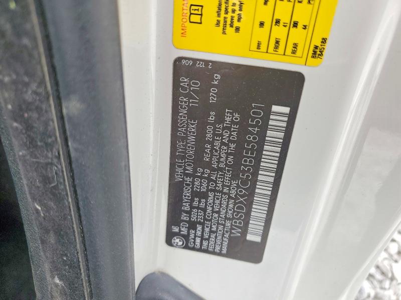 Продажа на аукционе авто 2011 Bmw M3, vin: WBSDX9C53BE584501, номер лота: 49575576