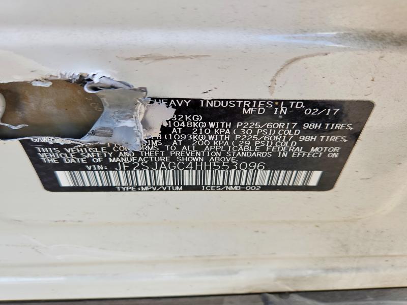 49773666 :رقم المزاد ، JF2SJAGC4HH553096 vin ، 2017 Subaru Forester مزاد بيع
