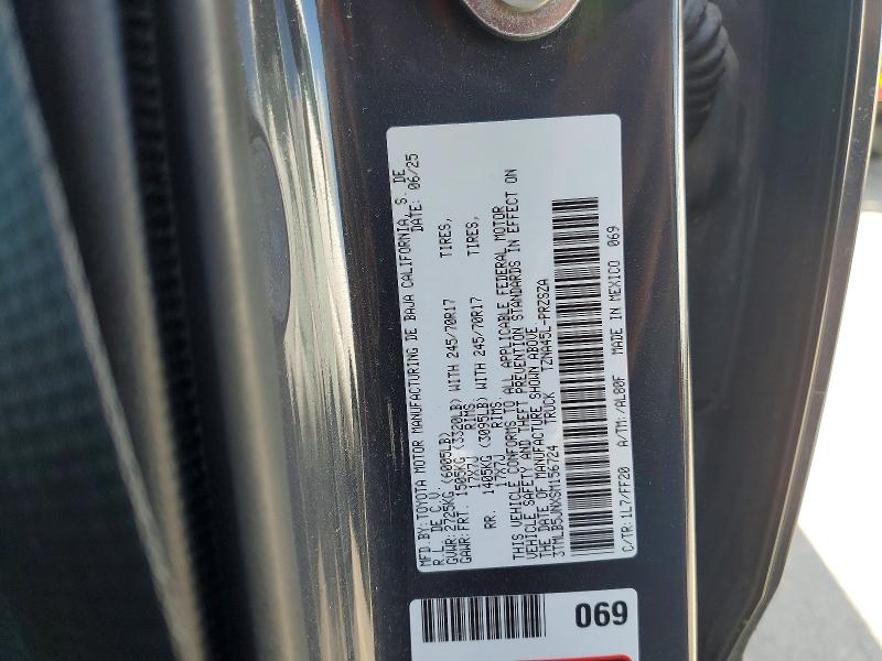 Aukcja sprzedaży 2025 Toyota Tacoma, vin: 3TMLB5JNXSM156724, numer aukcji: 50817986