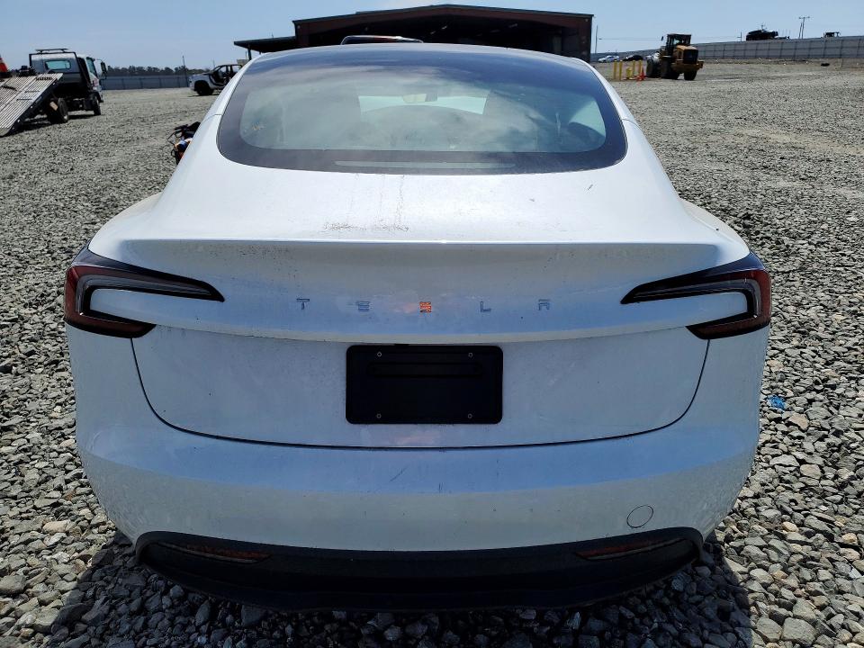 2025 Tesla Model 3 მანქანა იყიდება აუქციონზე, vin: 5YJ3E1EA7SF966808, აუქციონის ნომერი: 51226716