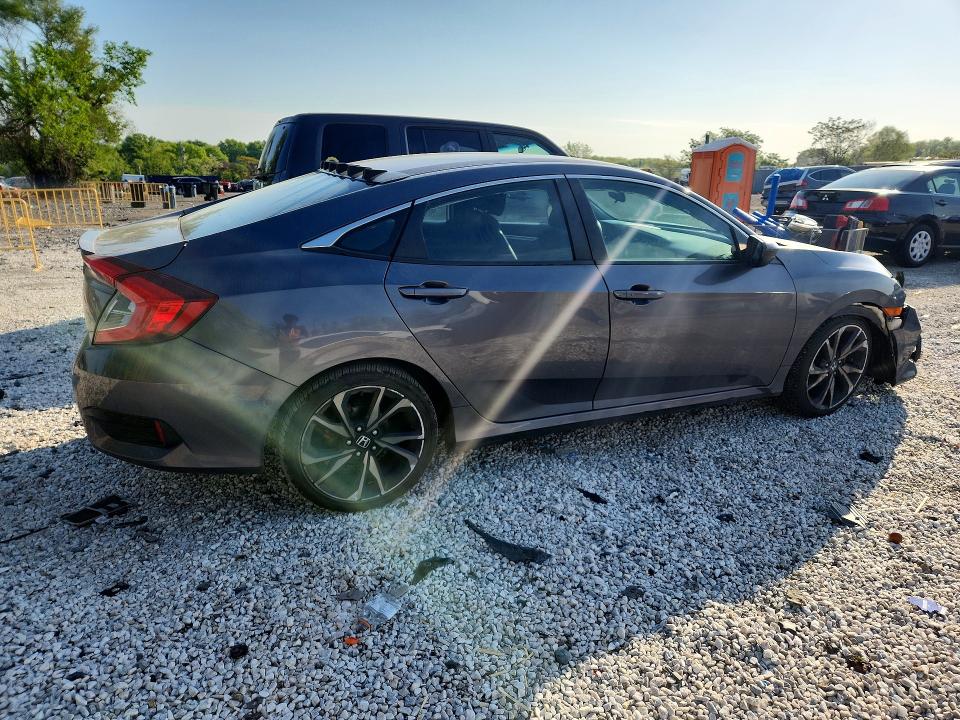 Продаж на аукціоні авто 2019 Honda Civic, vin: 2HGFC2F88KH590118, номер лоту: 50851126