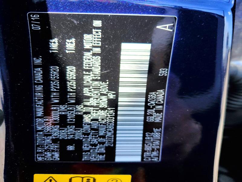 Aukcja sprzedaży 2016 Lexus Rx, vin: 2T2ZZMCA8GC031341, numer aukcji: 51006006