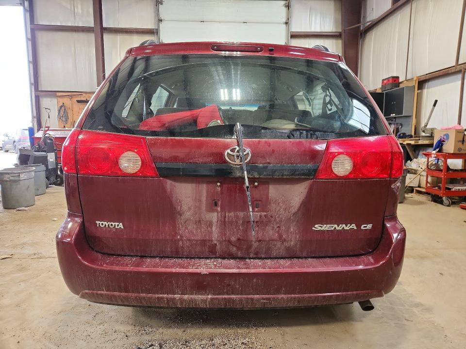 2007 Toyota Sienna მანქანა იყიდება აუქციონზე, vin: 5TDZK29C67S044960, აუქციონის ნომერი: 50816856