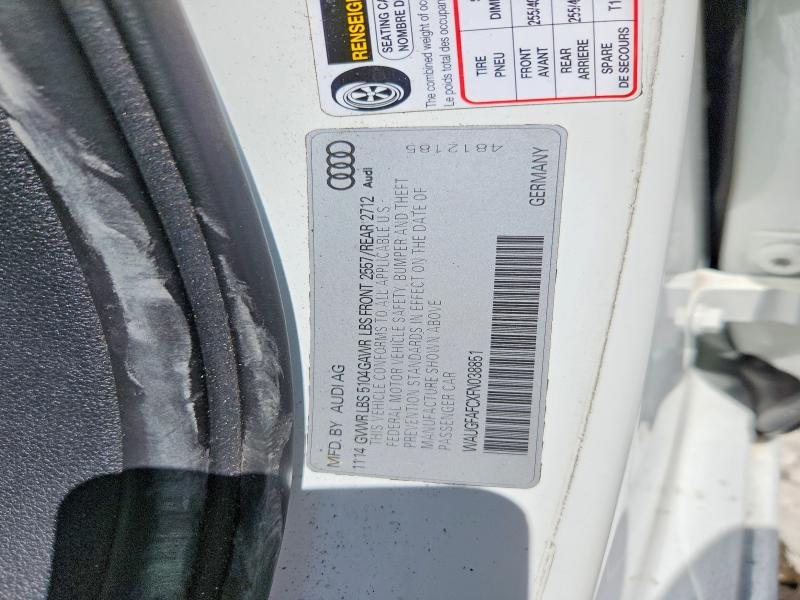 Aukcja sprzedaży 2015 Audi A6, vin: WAUGFAFCXFN038851, numer aukcji: 50321216
