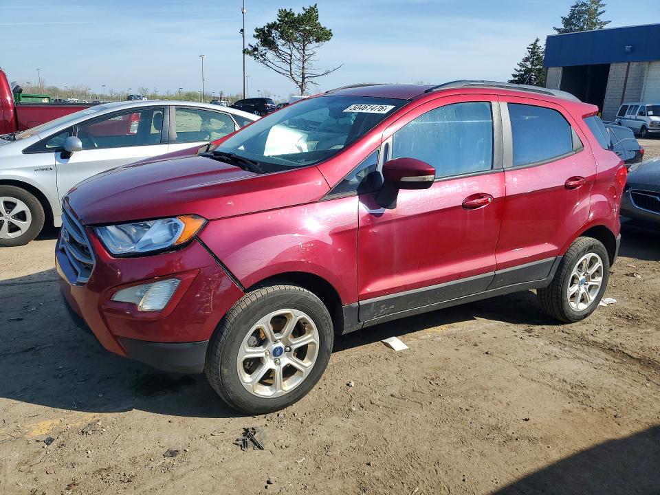 2019 Ford Ecosport მანქანა იყიდება აუქციონზე, vin: MAJ6S3GL2KC295289, აუქციონის ნომერი: 50461476