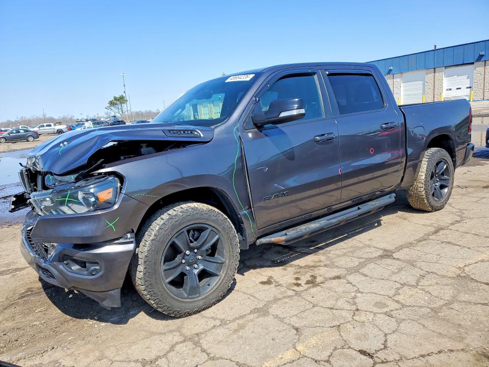 48664226 :رقم المزاد ، 1C6SRFFT9MN611499 vin ، 2021 Ram 1500 مزاد بيع