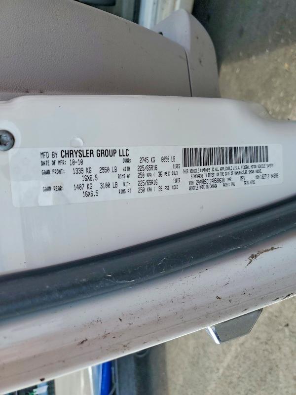 Aukcja sprzedaży 2010 Chrysler Town & Country, vin: 2A4RR5D17AR500638, numer aukcji: 49180556