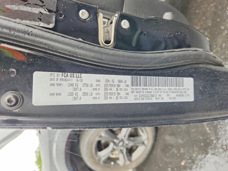 2018 Dodge Journey მანქანა იყიდება აუქციონზე, vin: 3C4PDDGG8JT388712, აუქციონის ნომერი: 50512566
