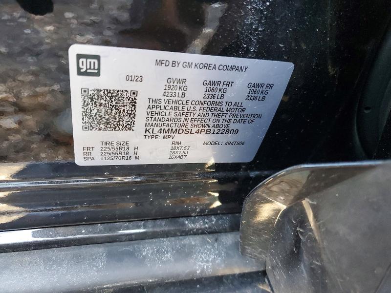 2023 Buick Encore Gx მანქანა იყიდება აუქციონზე, vin: KL4MMDSL4PB122809, აუქციონის ნომერი: 49775186