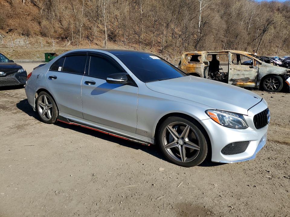 2015 Mercedes-benz C მანქანა იყიდება აუქციონზე, vin: 55SWF4KB5FU020445, აუქციონის ნომერი: 49016816