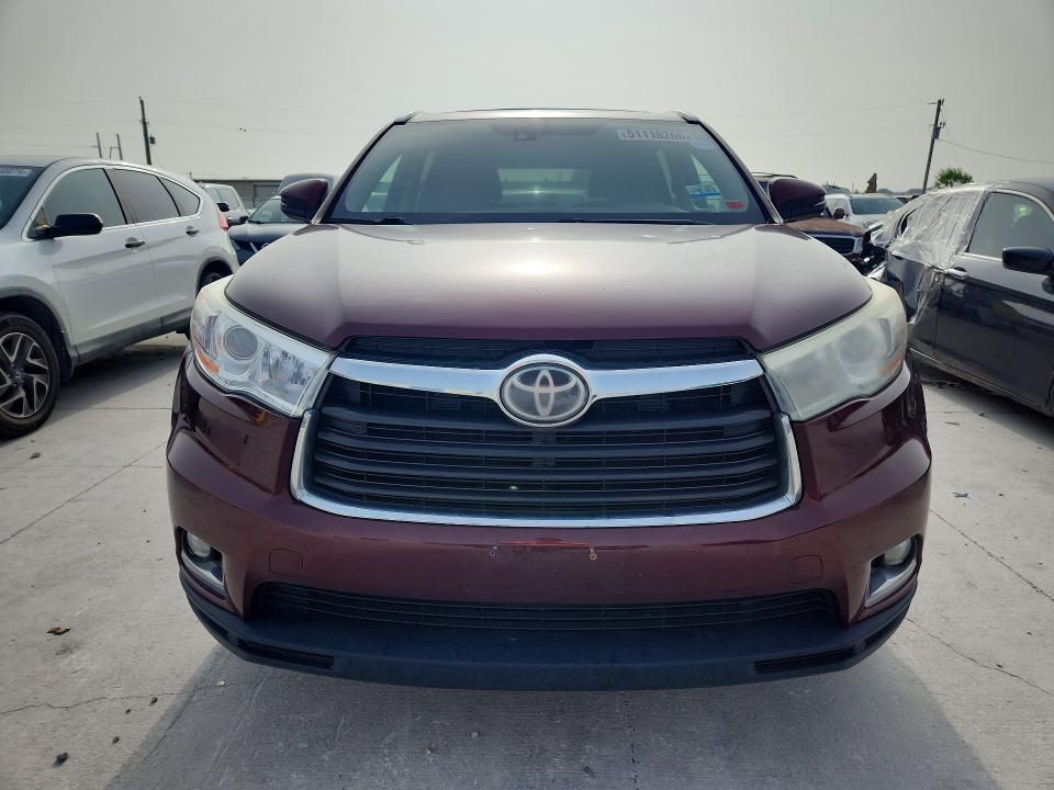 Продажа на аукционе авто 2015 Toyota Highlander, vin: 5TDDKRFH8FS084474, номер лота: 51118266