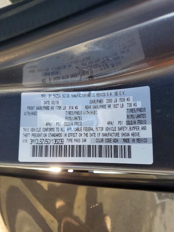 Продаж на аукціоні авто 2016 Scion Ia, vin: 3MYDLBZV5GY136239, номер лоту: 49938346