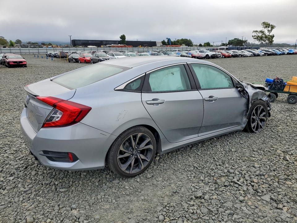 48966406 :رقم المزاد ، 2HGFC2F87LH538559 vin ، 2020 Honda Civic مزاد بيع