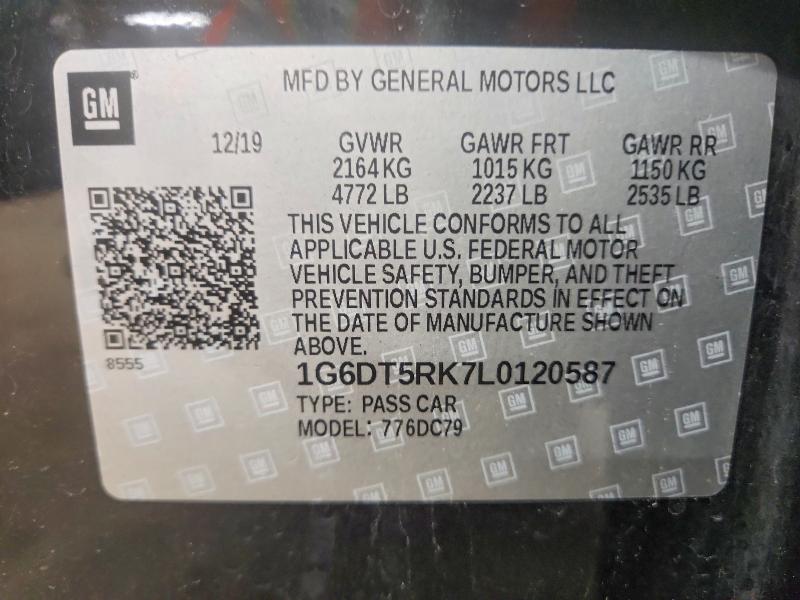 Aukcja sprzedaży 2020 Cadillac Ct5, vin: 1G6DT5RK7L0120587, numer aukcji: 51288536