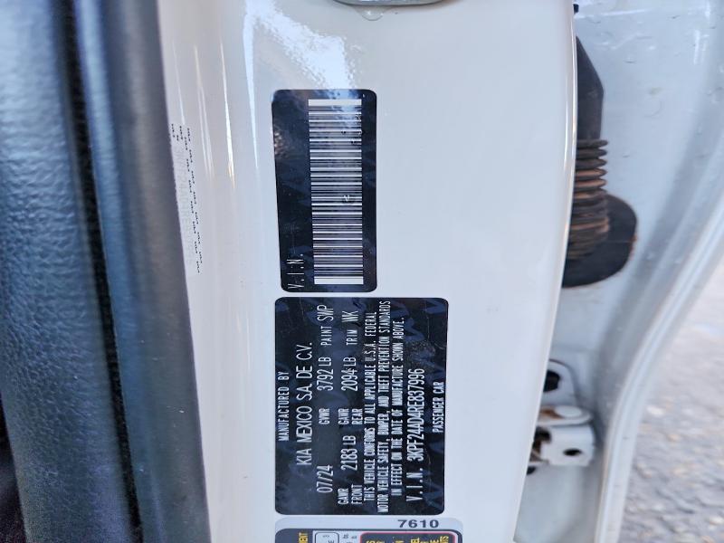 Aukcja sprzedaży 2024 Kia Forte, vin: 3KPF24AD4RE837996, numer aukcji: 48315266