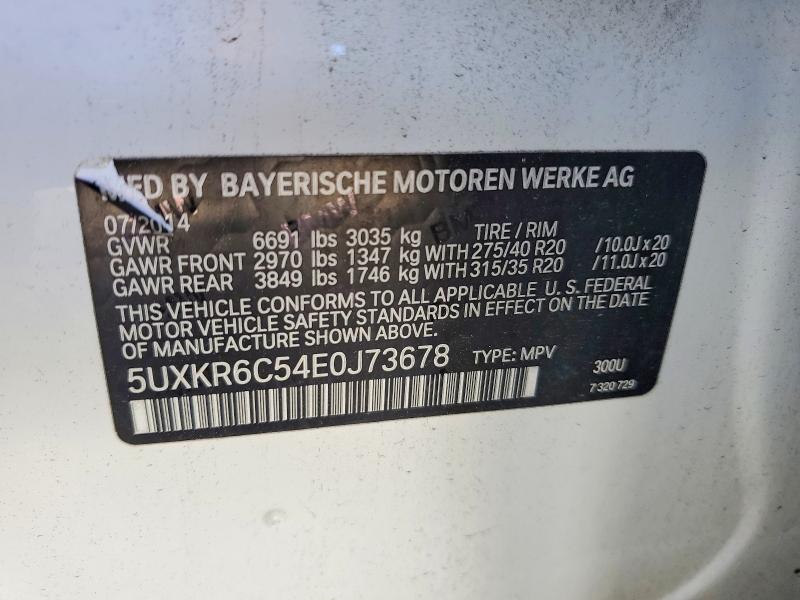 Продажа на аукционе авто 2014 Bmw X5, vin: 5UXKR6C54E0J73678, номер лота: 49833936