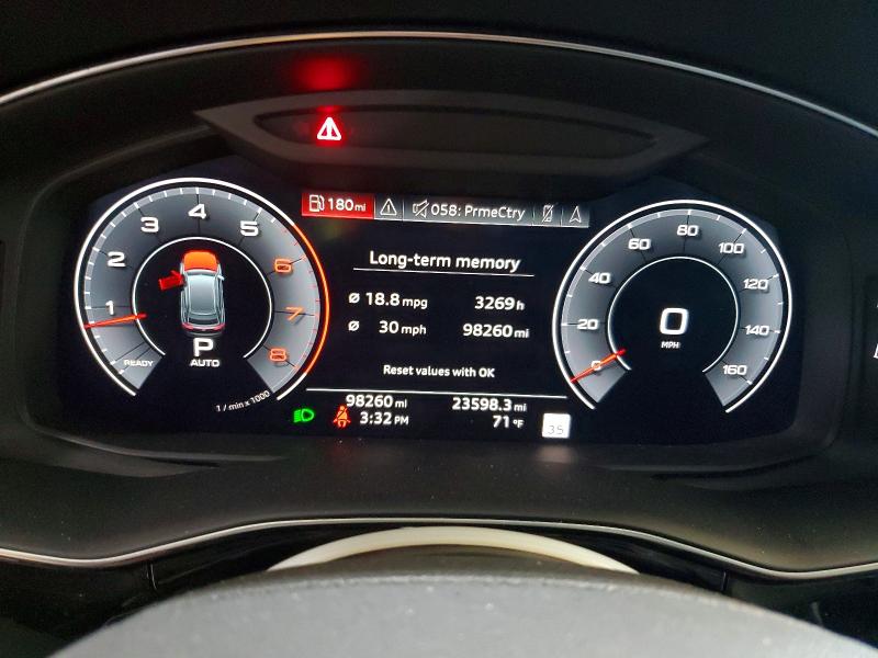 2020 Audi Q8 მანქანა იყიდება აუქციონზე, vin: WA1FVAF13LD007758, აუქციონის ნომერი: 50808666