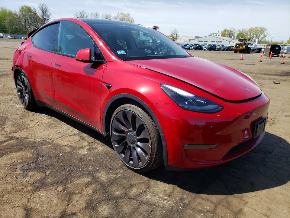 51381756 :رقم المزاد ، 7SAYGDEF0NF309773 vin ، 2022 Tesla Model Y مزاد بيع
