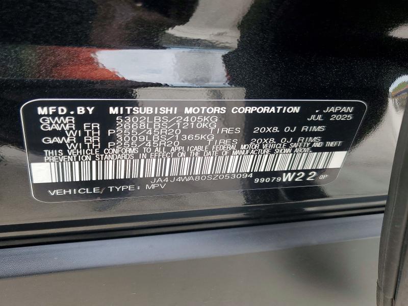 Aukcja sprzedaży 2025 Mitsubishi Outlander, vin: JA4J4WA80SZ053094, numer aukcji: 49749696